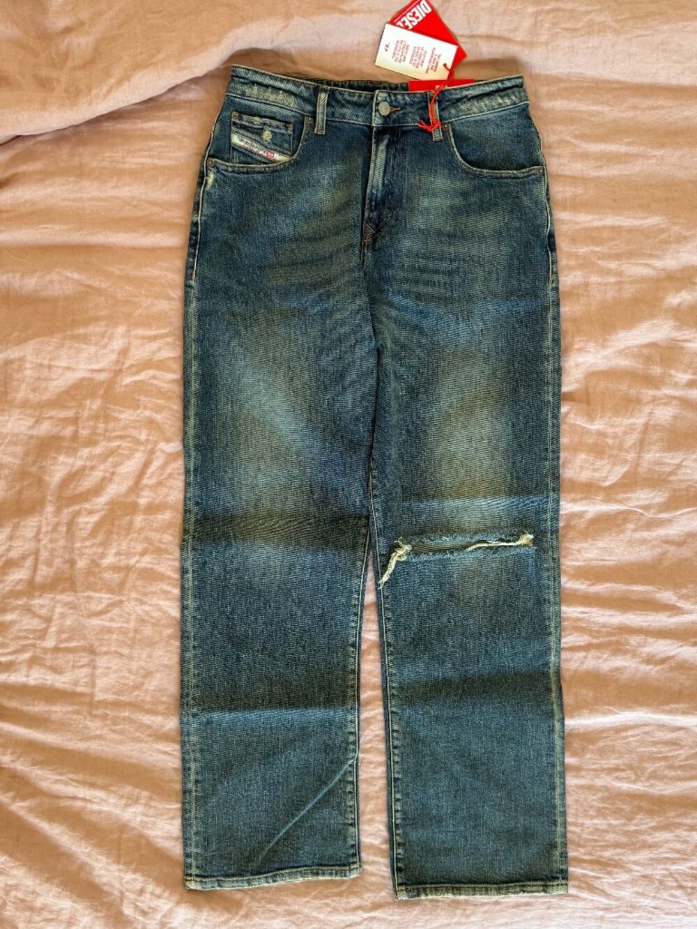 Diesel 1999 5-Pocket Jeans Loose Fit Straight Leg Mid Rise Denim